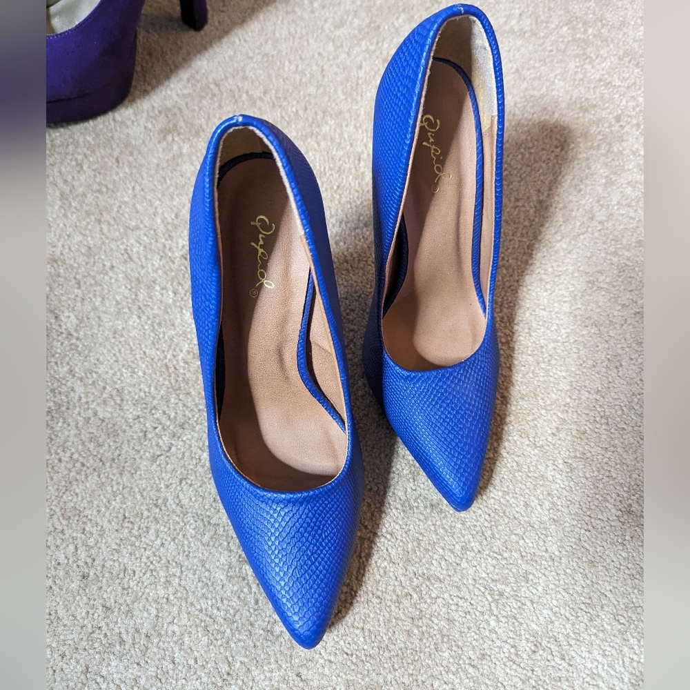 Quipd textured heels